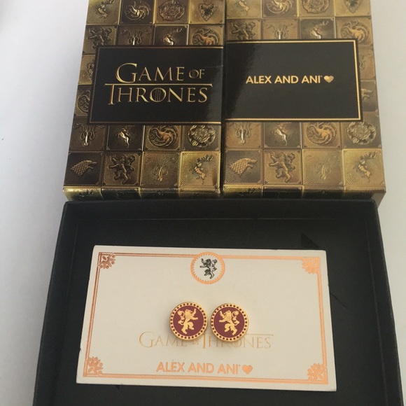 Game of Thrones Lannister earrings - Picture 2 of 6